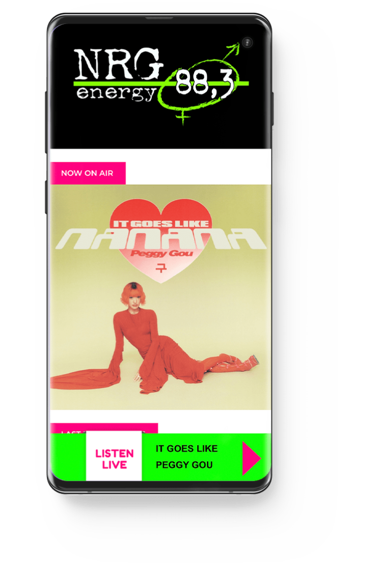 Energy883 - Κατασκευή Ιστοσελίδας Ραδιοφωνικού Σταθμού