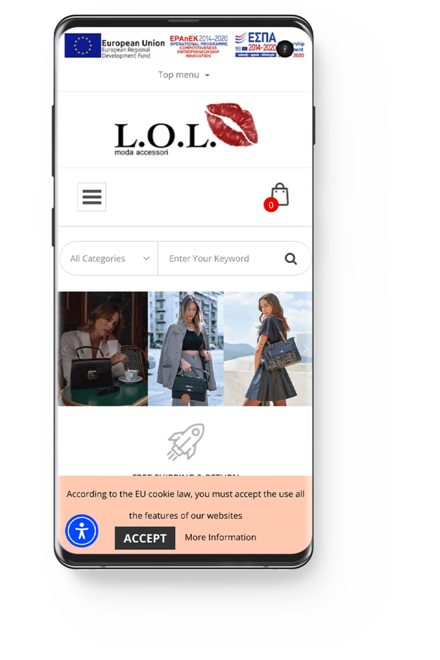 EASYDOT CREATIVE: Κατασκευή Ιστοσελίδας, Κατασκευή eshop και Digital Marketing 14 Κατασκευή Ηλεκτρονικού Καταστήματος - eShop με επιδότηση ΕΣΠΑ - modalol.gr/